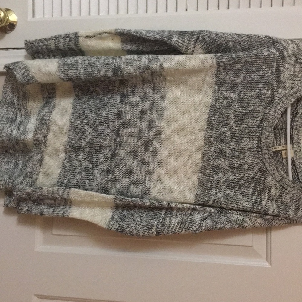 Women's striped, long sweater
